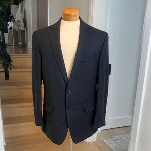 Tallia Navy Wool Two-Button Blazer Jacket Size 40R